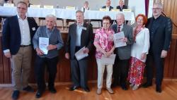 Ehrung f&uuml;r 75 bzw. 70 Jahre Aktive 